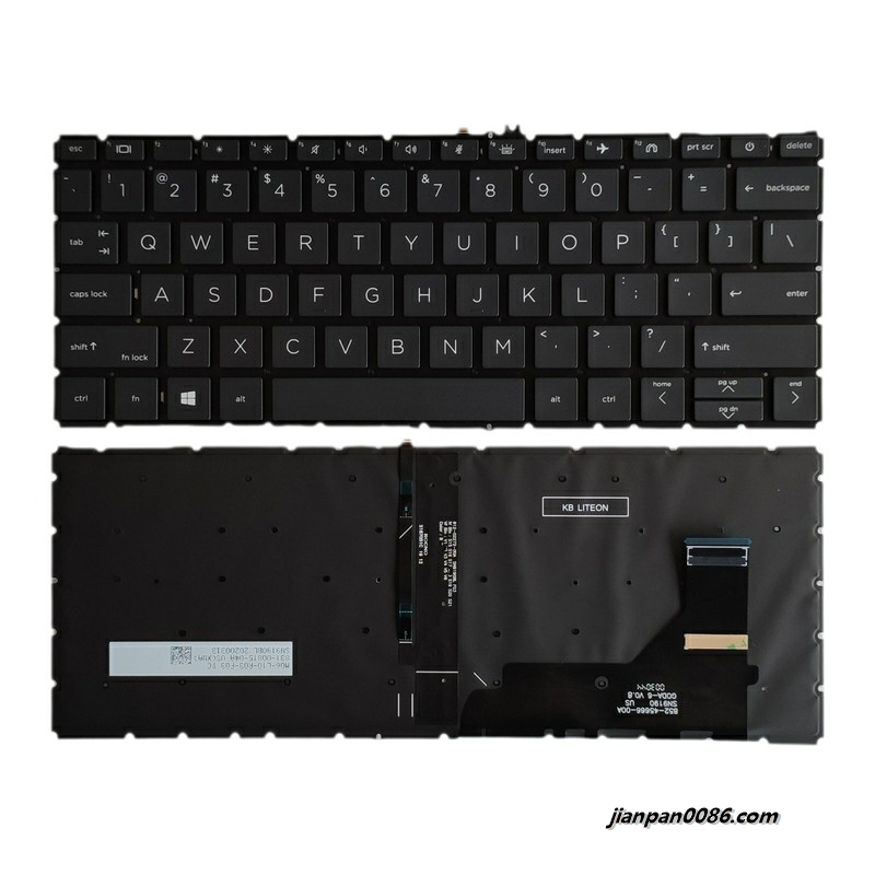 Picture of Original New USI Language For HP 830 G7 Black Baklit Laptop Keyboard SG-A2111-XUA SN9190BL 6PA839 