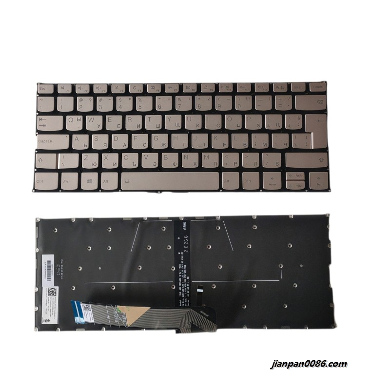 Picture of Original Bulgaria Layout For Lenovo Yoga 530-14 530-14IKB Backlit Laptop Keyboard PK131FH1E27 PN:LCM17J66BGJ6864 TDH5312