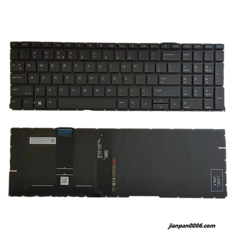 Picture of Original New USI Layout For HP 450 G8 Laptop Keyboard SG-A4360-3EA SN6195BLZ 16708 