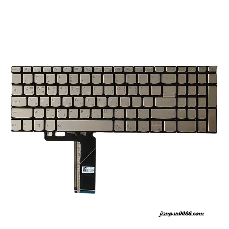 Picture of Original New Korean Layout For Lenovo C740-15 Laptop Backlight Keyboard V171020FS1-KR  PK131FH2C03 16815 1PTDH5409