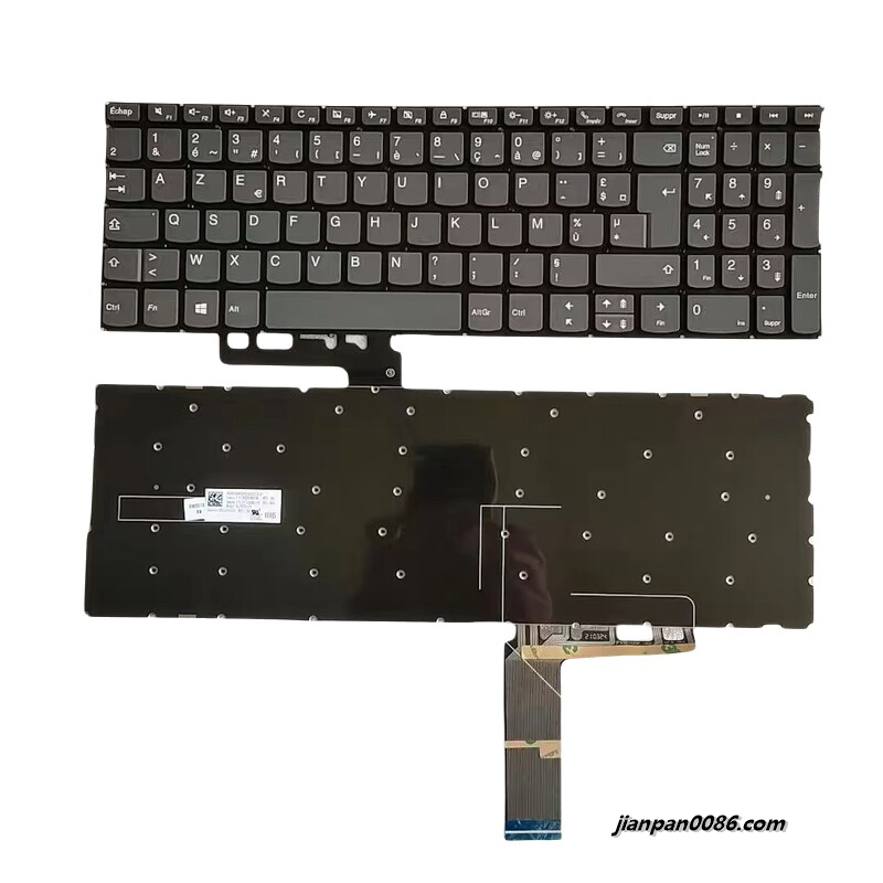 Picture of Original New French Layout For Lenovo C740-15 Laptop Grey NoBacklight Keyboard V171020AK2-FR 16906 20PTDH5379