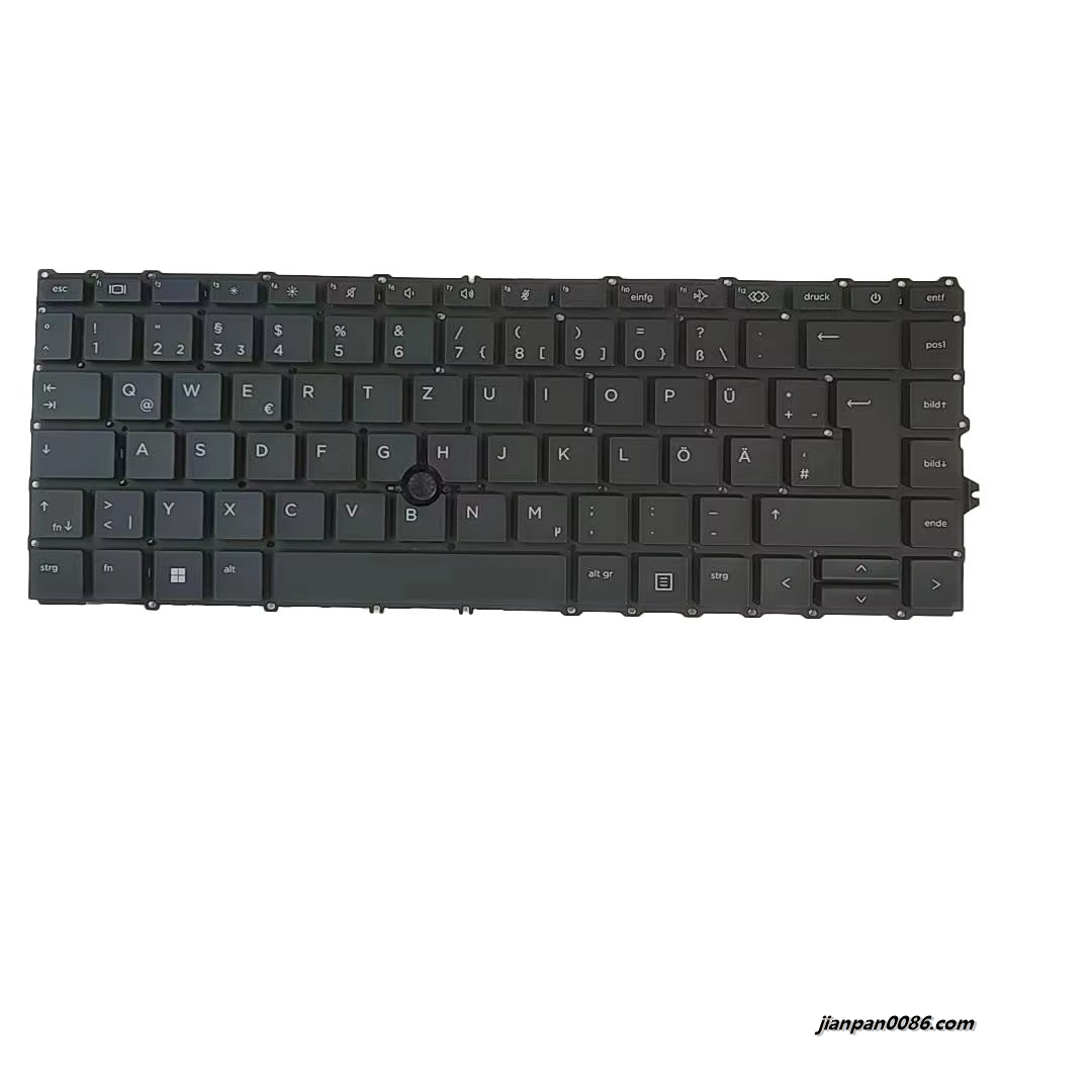 Picture of Original New Germany Language For HP 450 G7 Black NOBacklight Laptop Keyboard SG-2130-2DA 1PA564 19427