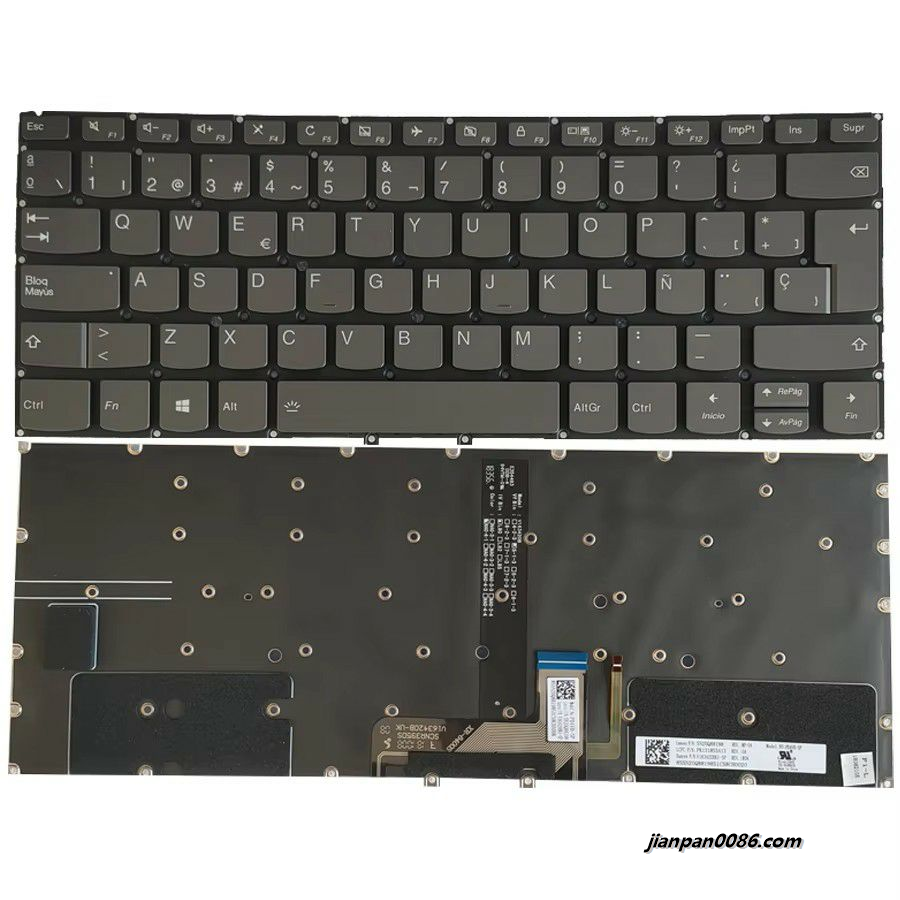 Picture of Oraginal New Spanish Language For Lenovo Yoga C930 Backlit Laptop Keyboard PD4VB  PK1318S3A13 SN20Q88198 V163420BK1-SP 