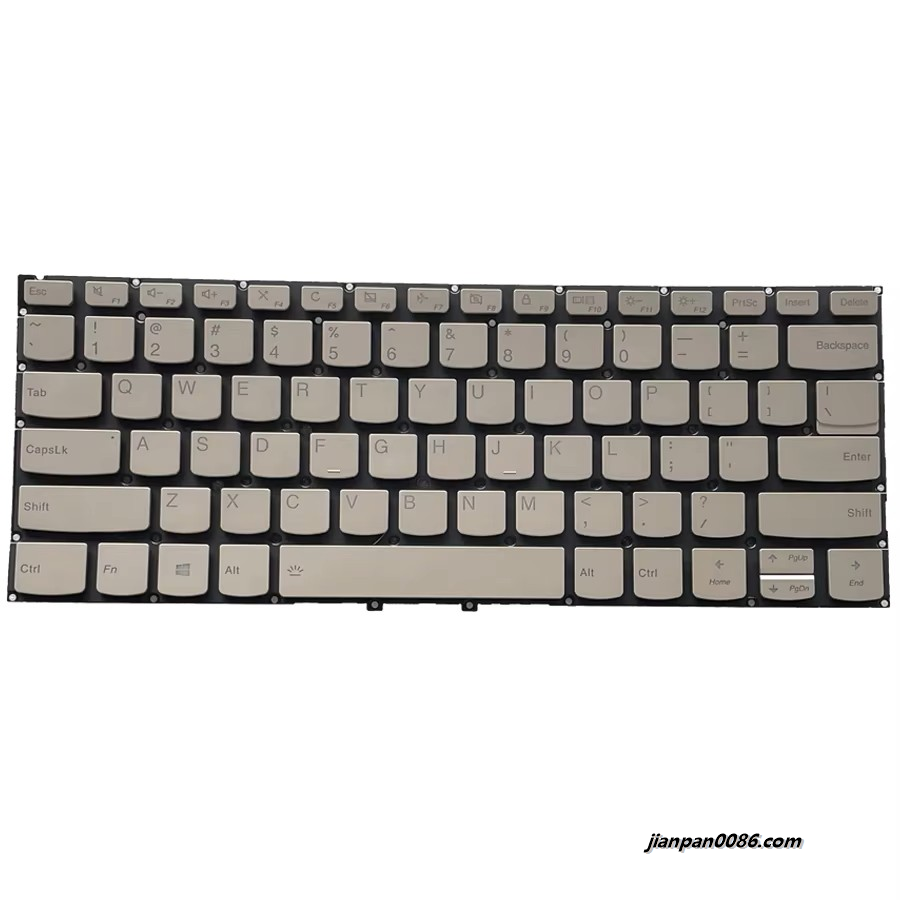 Picture of Original New For Lenovo Yoga C930 US Language Silver Backlit Black Laptop Keyboard SN20Q88117  9224E535