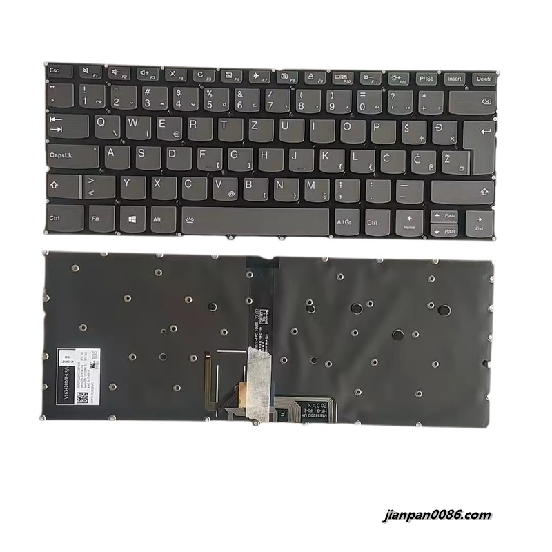 Picture of Original New SA SL YU Language For Lenovo Yoga 940-13 Grey Backlight Laptop Keyboard PK131ED1A24 V163420DK1-SV 16738 48PTDH4577