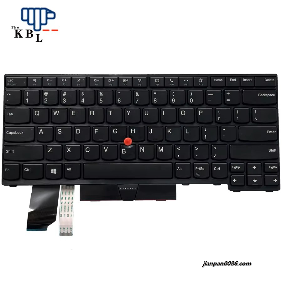 Picture of Original New US Language For Lenovo Thinkpad L14 Black Nobacklight Laptop Keyboard SN20W67436-B1 TDH9152