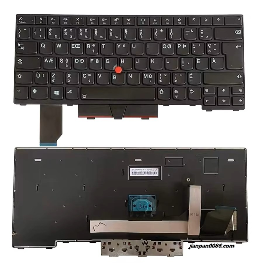 Picture of Original New Canada-French Language For IBM Thinkpad L14 WIth Pointer NoFrame Laptop Keyboard V191620AK1QB 31PTDH5896
