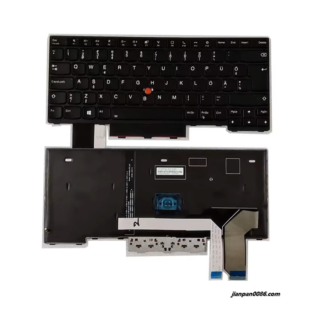 Picture of Original EE Estonia Language For Lenovo Thinkpad L14 Backlit Laptop Keyboard Original  V191620BK1ES SG-B3260-60A SN5395BZ PK131H42B31