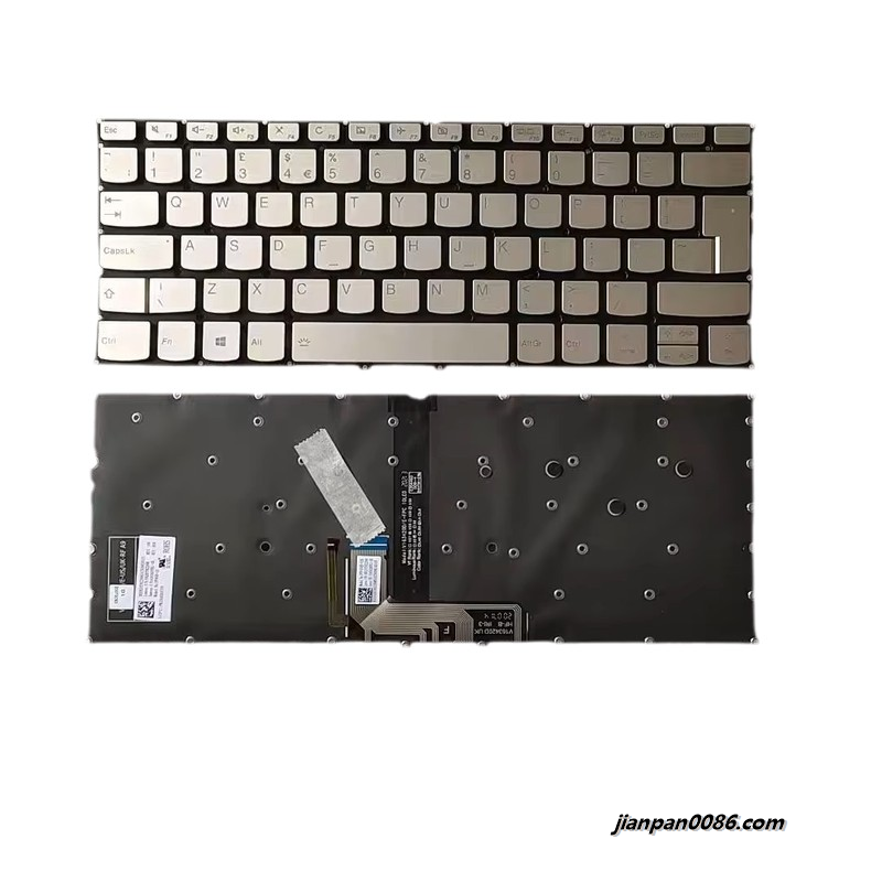 Picture of Original New UK Layout For Lenovo Yoga 940-14 Backlit Laptop Keyboard 16972 V163420EK1-UK PK131ED1C10 36PTDH8236