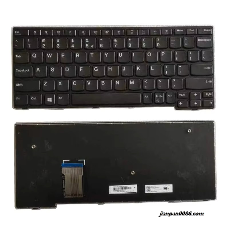 Picture of New US Layout For Lenovo Yoga 11e 6th Black Laptop Keyboard 2H-ACDU1L70111 SN20W41785 TDH8416