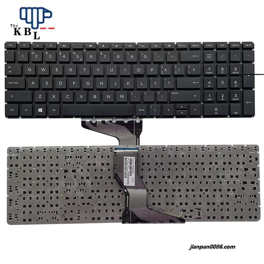 Picture of Original New Romania Language For HP Pavilion 15-BS 15-BW 15-CC Black Laptop Keyboard PK132044A20 PN2N-AB343C211 37PE644
