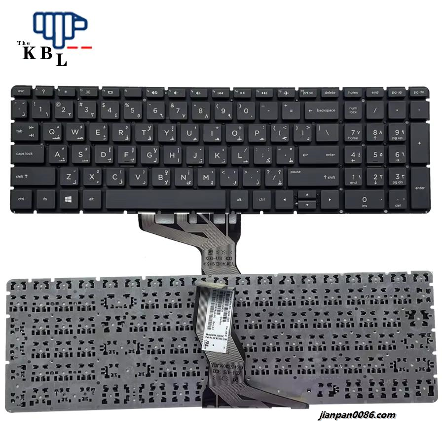 Picture of Original New Arabic Language For HP Pavilion 15-BS 15-BW 15-CC Black Laptop Keyboard PK132041E03 E643  103PE642