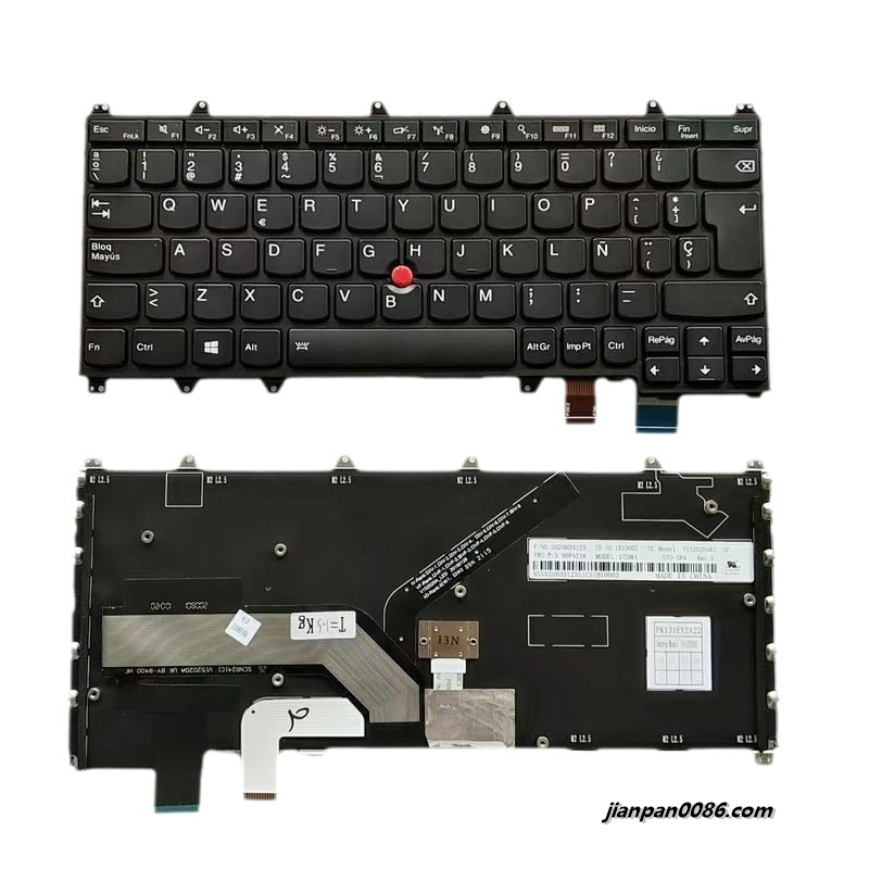Picture of Original New Spanish Language For Lenovo Thinkpad Yoga 260 Backlit Laptop Keyboard V152020AK1 SP PK131EY2A22 3PTDH4951