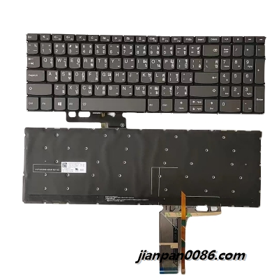 Picture of Original New TI Thailand Layout For Lenovo C740-15 Laptop Grey Backlight Keyboard V171020BS1-TI PK131FH2A08 16812 39PTDH5407