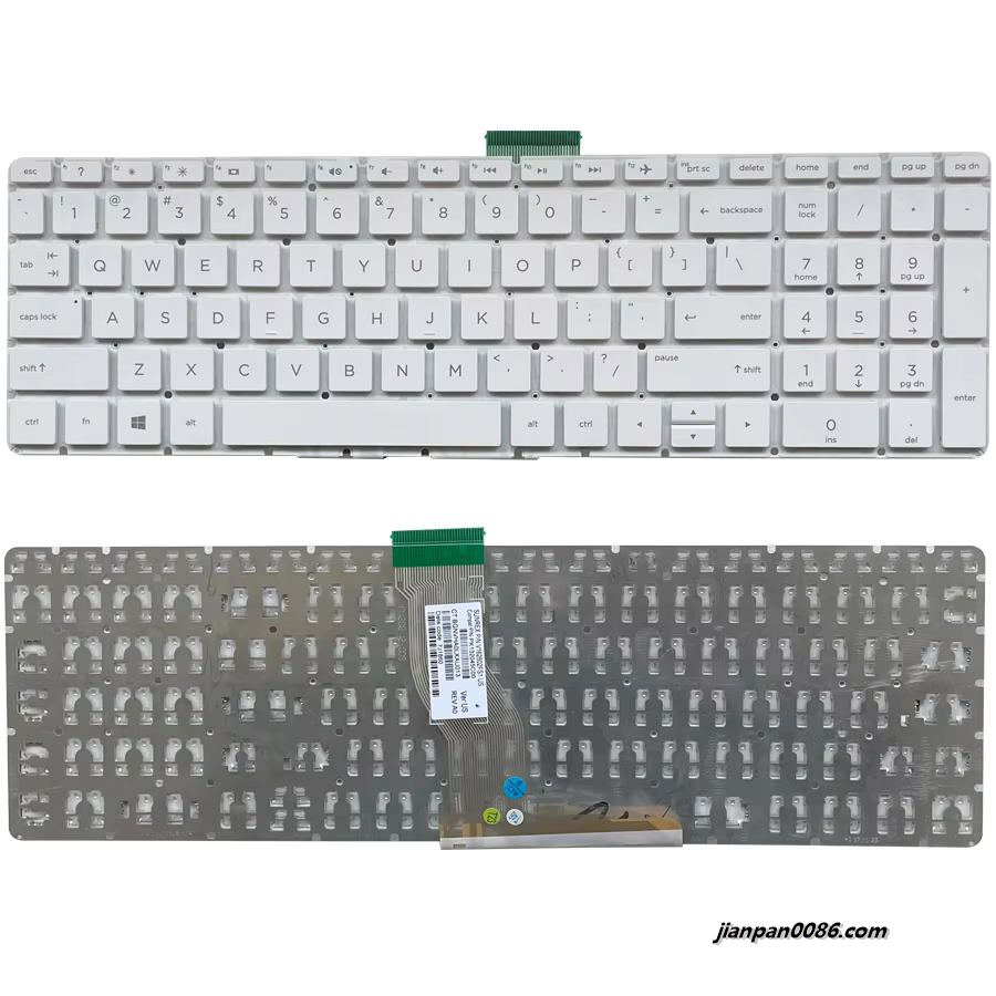 Picture of Original New US Language For HP 15-BS White Laptop Keyboard V162602FS1 PK132045C00 4PE640