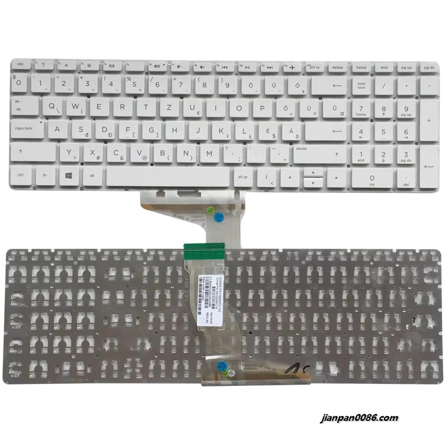 Picture of Original New Hungary Language For HP 15-BS White Laptop Keyboard PK132045C15P/N:V162602FS1 6PE645
