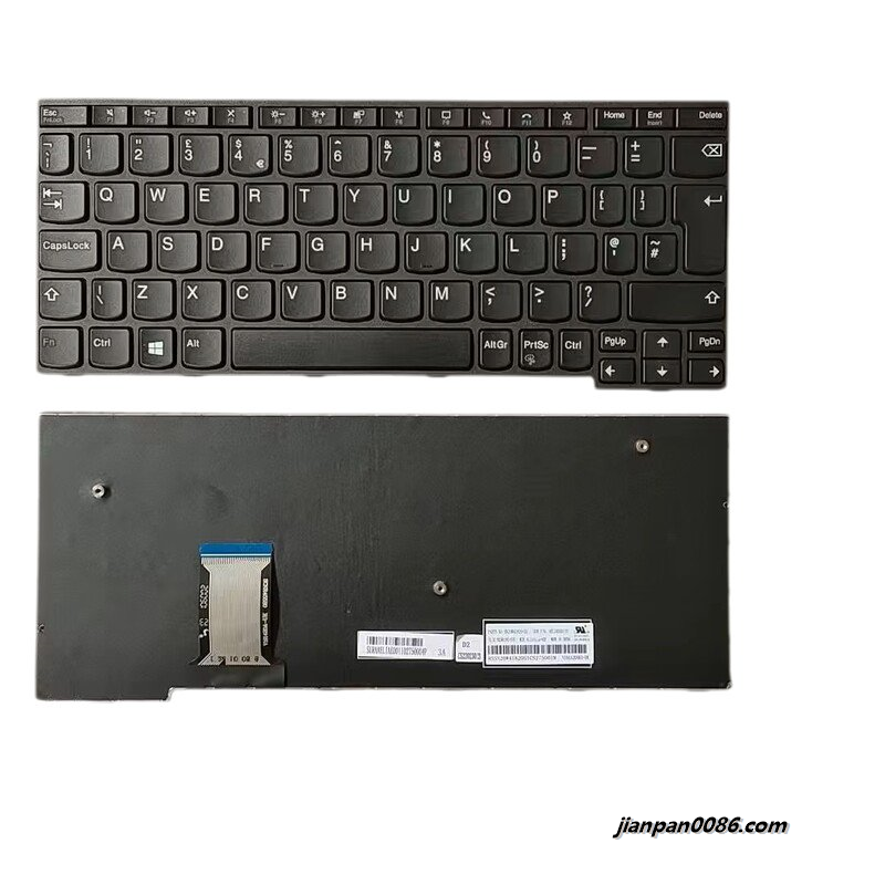 Picture of Original New UK Layout For Lenovo Yoga 11e 6th Black Laptop Keyboard 16979 V191420AK1-UK  FRU NO.5N20W41892-SOVP 99PTDH8240