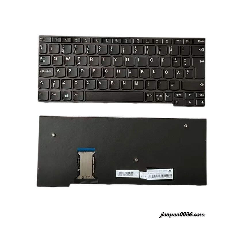 Picture of Original New SO Layout For Lenovo Yoga 11e 6th Black Laptop Keyboard 16980 V191420AK1-SD FRU NO.5N20W41889-SOVP 85PTDH8241