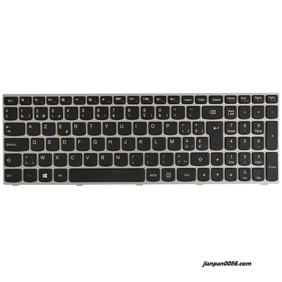 Picture of Original New BEL Belgium Layout For Lenovo G50 No-Backlit Laptop Keyboard SN20HO3433 PK131BJ2A23 1P6379
