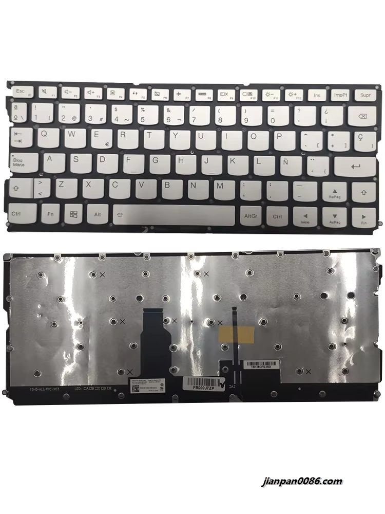 Picture of Original New For Lenovo Yoga 900S Spanish Language Backlit Laptop Gold Keyboard SN20K13955 PK131042A12