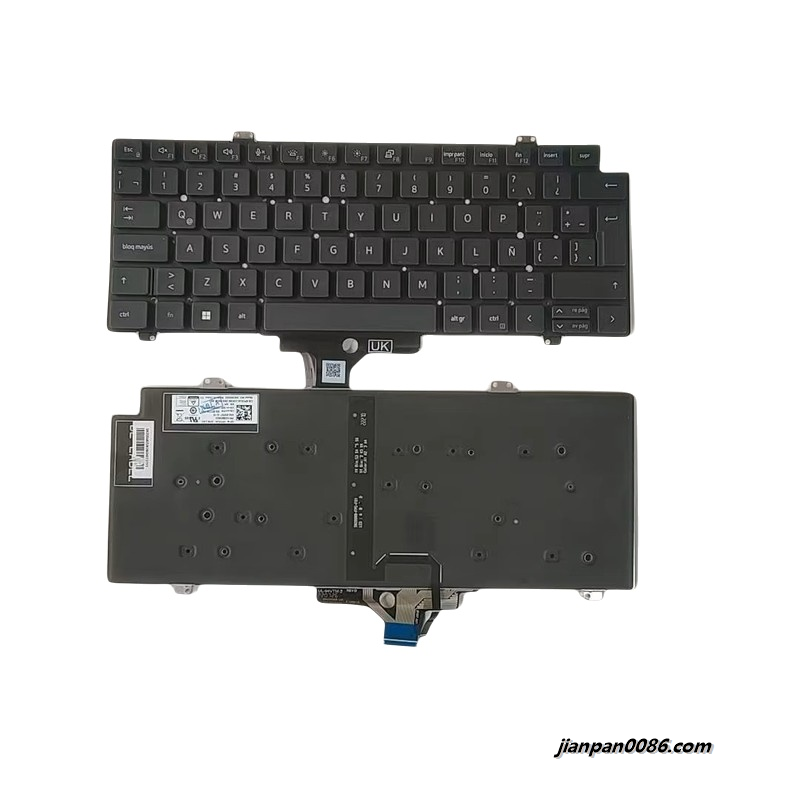 Picture of Oraginal New Latin Language For Dell Latitude 7420 Black Backlight Laptop Keyboard 7PA538 19235 SG-B2730-74A SN2006BZ  PK133IW3B22  DP/N:0PC0J4  A266
