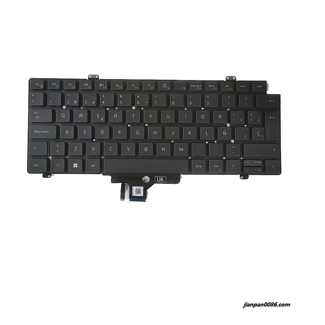 Picture of Oraginal New Spanish Language For Dell Latitude 7420 Black Backlight Laptop Keyboard SG-B2730-2EA 1PA538 19231