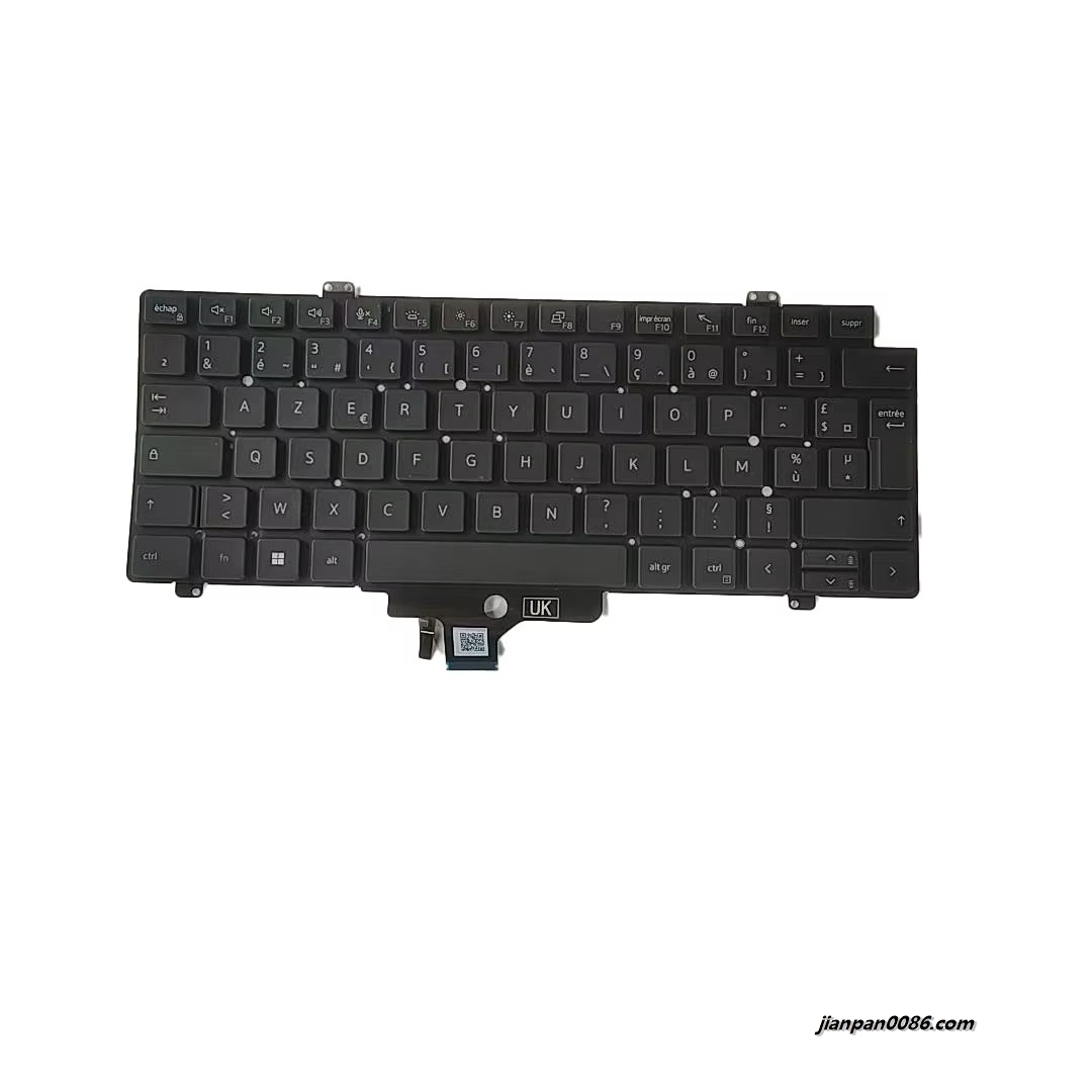 Picture of Oraginal New French Language For Dell Latitude 7420 Black Backlight Laptop Keyboard SG-B2730-2FA 1PA538 19237 SN2006BZ PK133IW3B17  DP/N:0NMWPA  A582