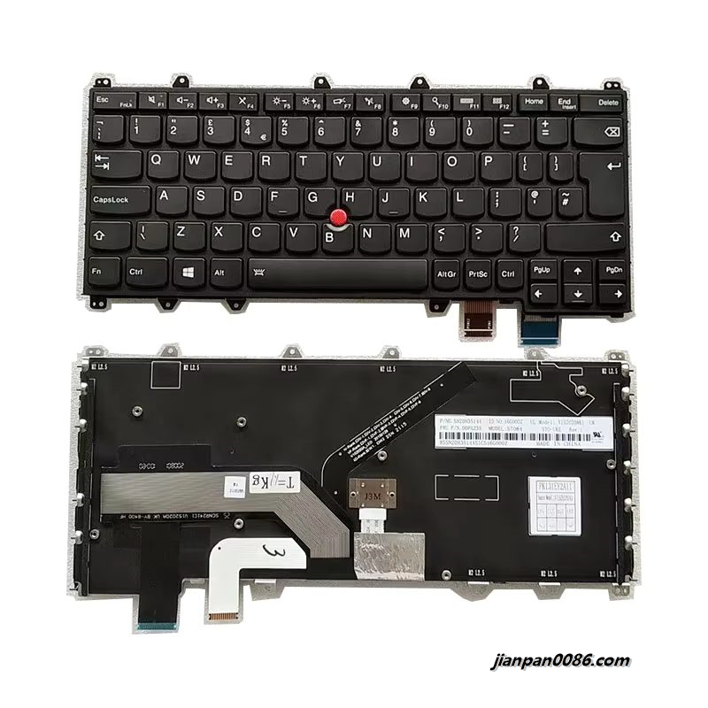 Picture of Original New UK Language For Lenovo Thinkpad  Yoga 260 Backlit Laptop Keyboard V152020AK1 PK131EY2A11 31PTDH4950