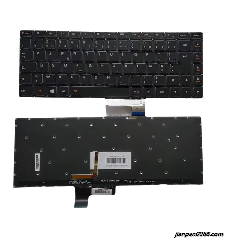 Picture of Original New FR French Layout For Lenovo Yoga 2 13  Black Laptop Keyboard MP-12W26F0J6864 86PTDH8098
