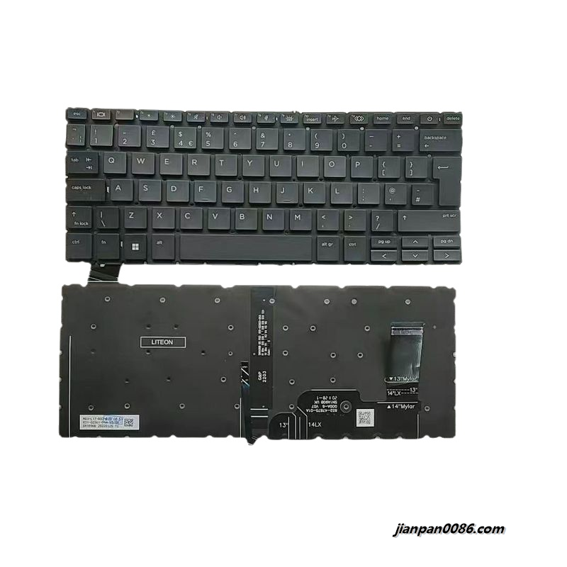 Picture of Original New UK Language For HP 840 G9 Black Backlit Laptop Keyboard SG-B1010-2BA SN1A90B A741