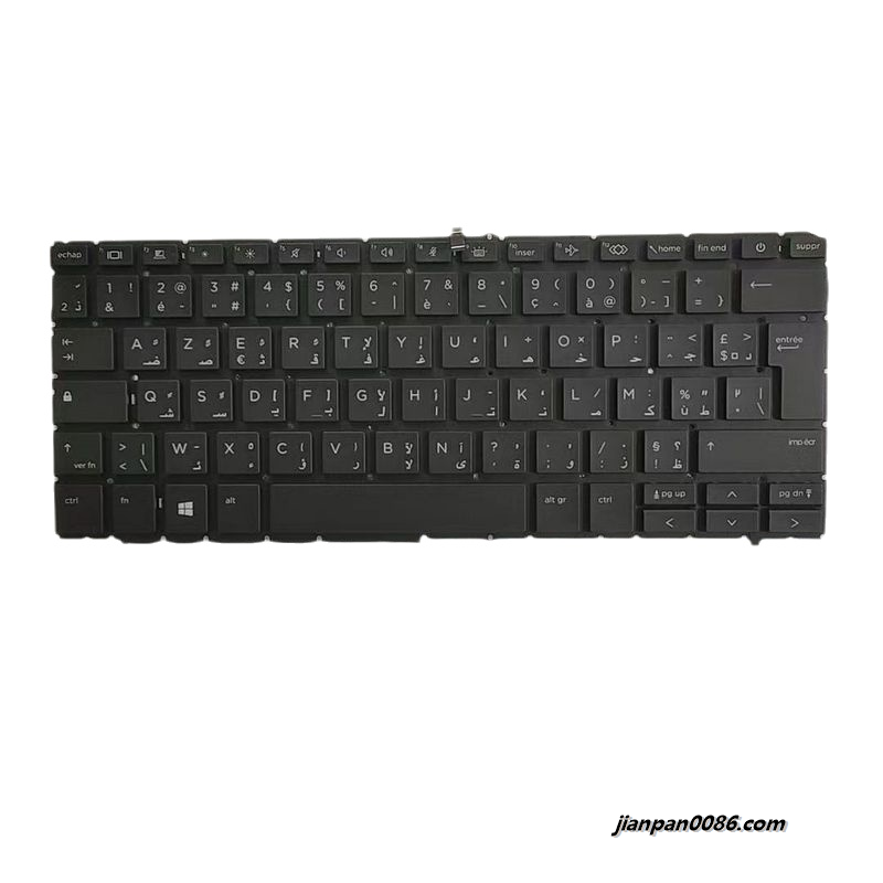 Picture of Original New ArabicFrench Language For HP 840 G9 Black Backlit Laptop Keyboard SG-B1020-38A SN1A90B1 TDH9303
