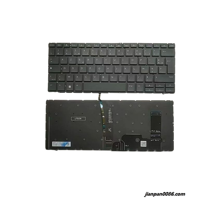 Picture of Original New French Language For HP 840 G9 Black Backlit Laptop Keyboard SG-B1010-2FA SN1A90B A597