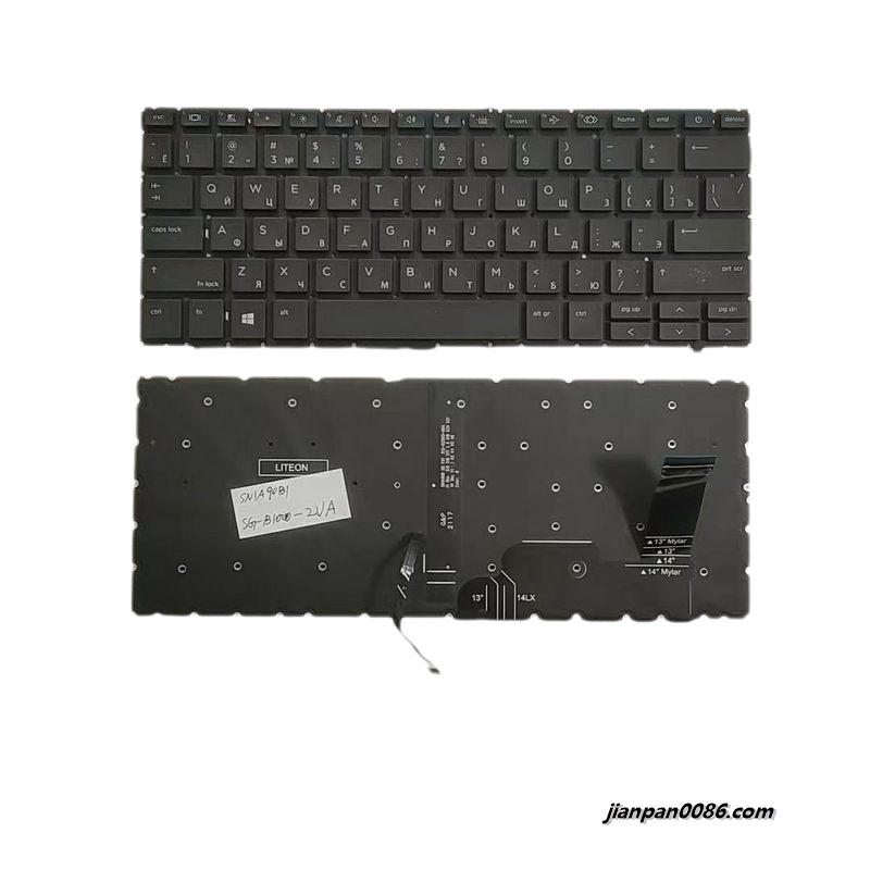 Picture of Original New Russian Language For HP 840 G9 Black Backlit Laptop Keyboard SG-B1020-74A SN1A90B2  TDH9303