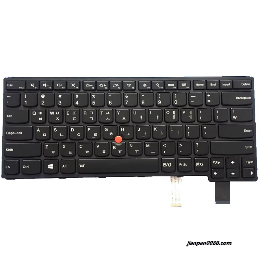 Picture of Original Korean Language For Lenovo Thinkpad S3 Yoga 14 KR KO Backlit Laptop Keyboard MP-14A83K0J442 00HW795 SN20F98446