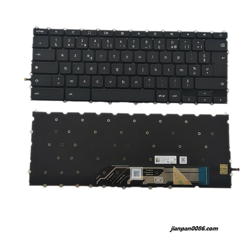 Picture of Original New French Language For DELL Chromebook Laptop Keyboard SG-B3610-2FA  SN2B50B  PK137583B17 DP/N:05RFY5 Chromebook C523  