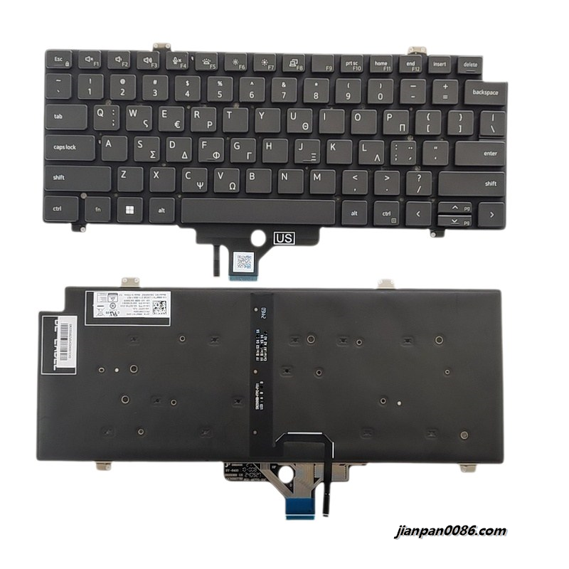 Picture of Oraginal New Greece Language For Dell Latitude 7420 Black Backlight Laptop Keyboard SG-2730-X2A SN2006BZ   PK133IW3B04 DP/N:0MWTN1 S006