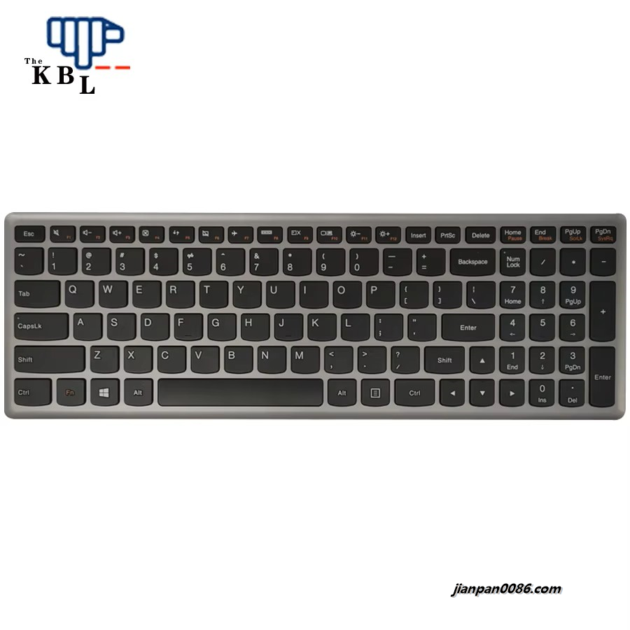 Picture of Original New US Language For Lenovo Z500 Z500A Z500G P500 P500A Silver Laptop Keyboard 25209289 T6F1-US 2PE351