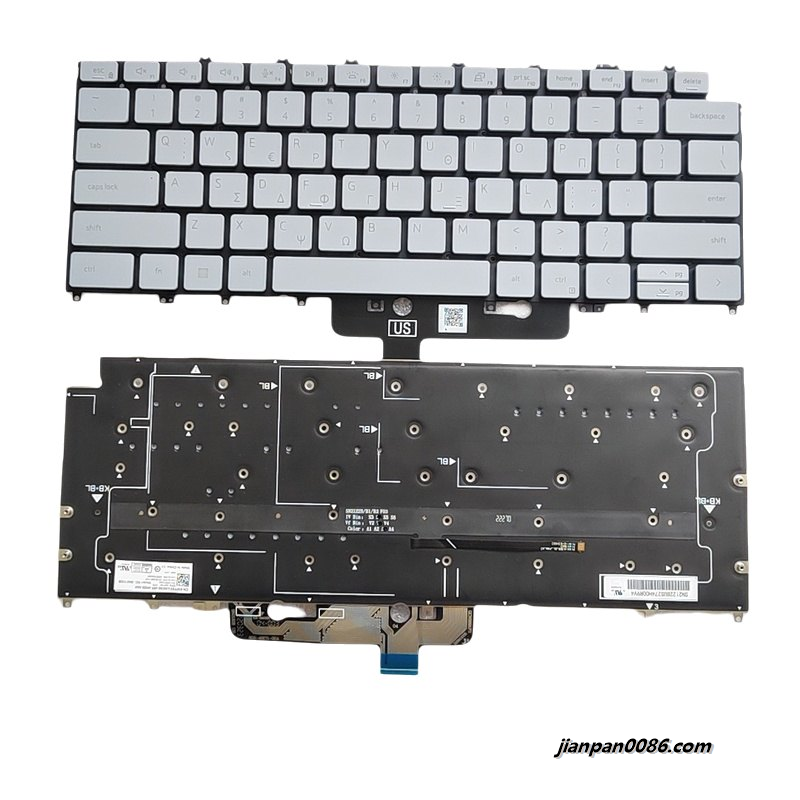 Picture of Oraginal New Greece Language For Dell XPS 13 9315 Backlit Laptop Keyboard SG-B1600-X2A  SN2122B PK133Q71A04 DP/N:03FF92 S035