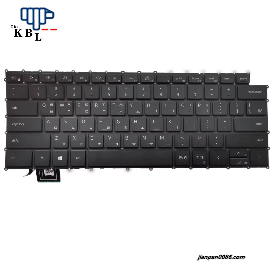 Picture of Oraginal New Korean Language For Dell XPS 9500 9700 Black Backlit Laptop Keyboard SG-A1100-XRA SN7290BL PK132SH1A05 10PTDH2310