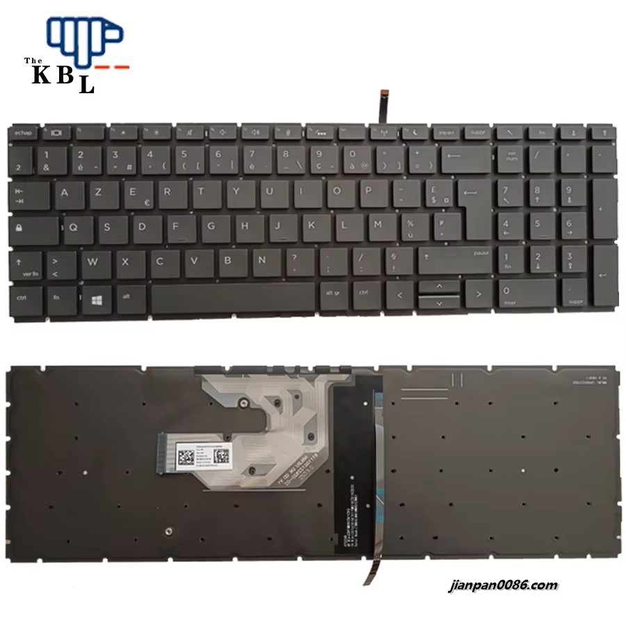 Picture of Original New France Language For HP ProBook 450 G6 455 G6 455R G6 Backlight Laptop Keyboard 2B-BBU07Q100 240PTDH5552