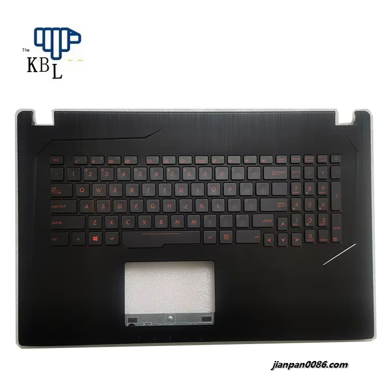 Picture of Original New US Language For ASUS GL753 VD-2B (US) Laptop Keyboard Upper Case Cove 90NB0DM3 R31US11PA429@4