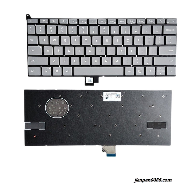 Picture of Original New US Language For Microsoft 1943 Grey Nobacklit Laptop Keyboard 2H-ACXUSQ10911 6P