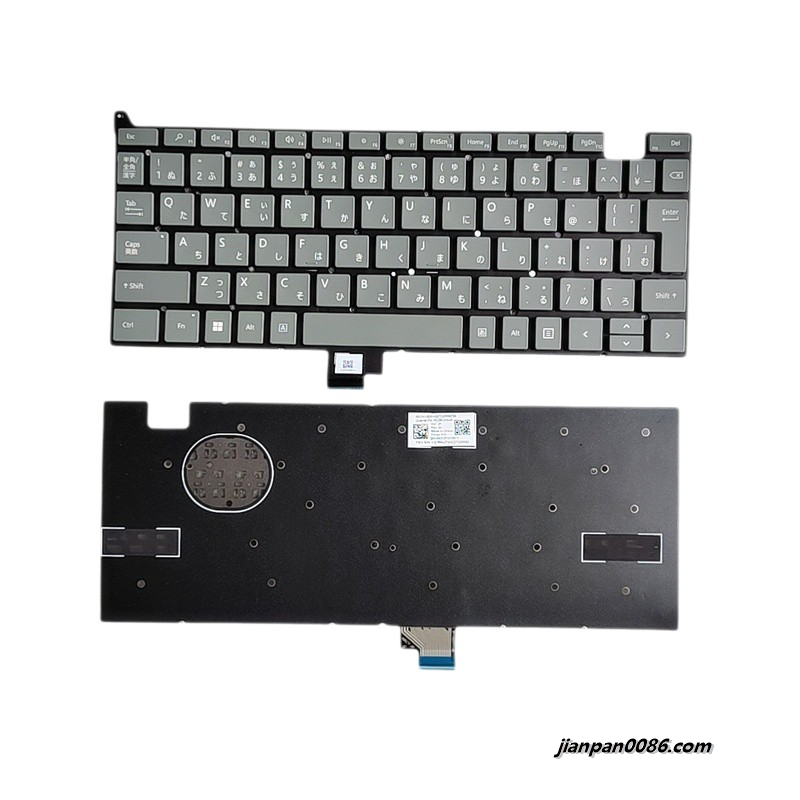 Picture of Original New Japanese Language For Microsoft Surface 1963 Green Laptop Keyboard 2H-ACYJPQ11611 13P