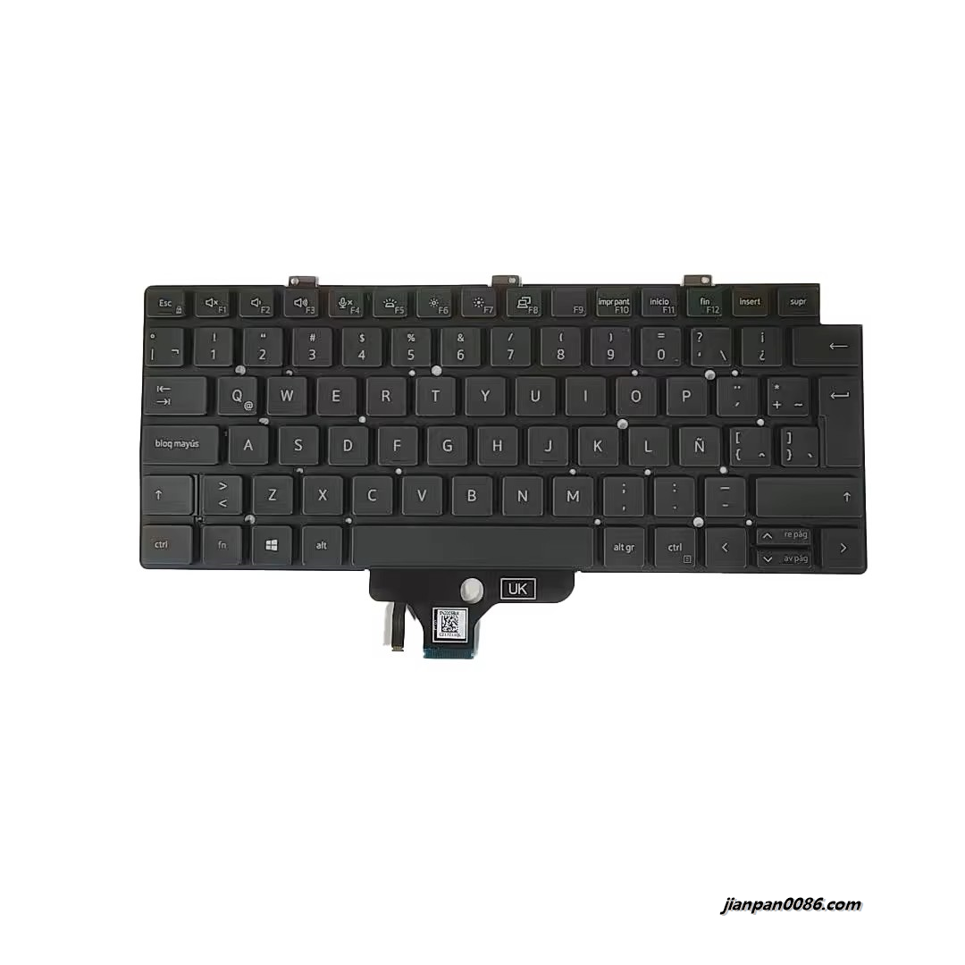 Picture of Oraginal New Latin Language For Dell Latitude 7410 Black Backlight Laptop Keyboard SG-A2730-29A 1pA528 19130