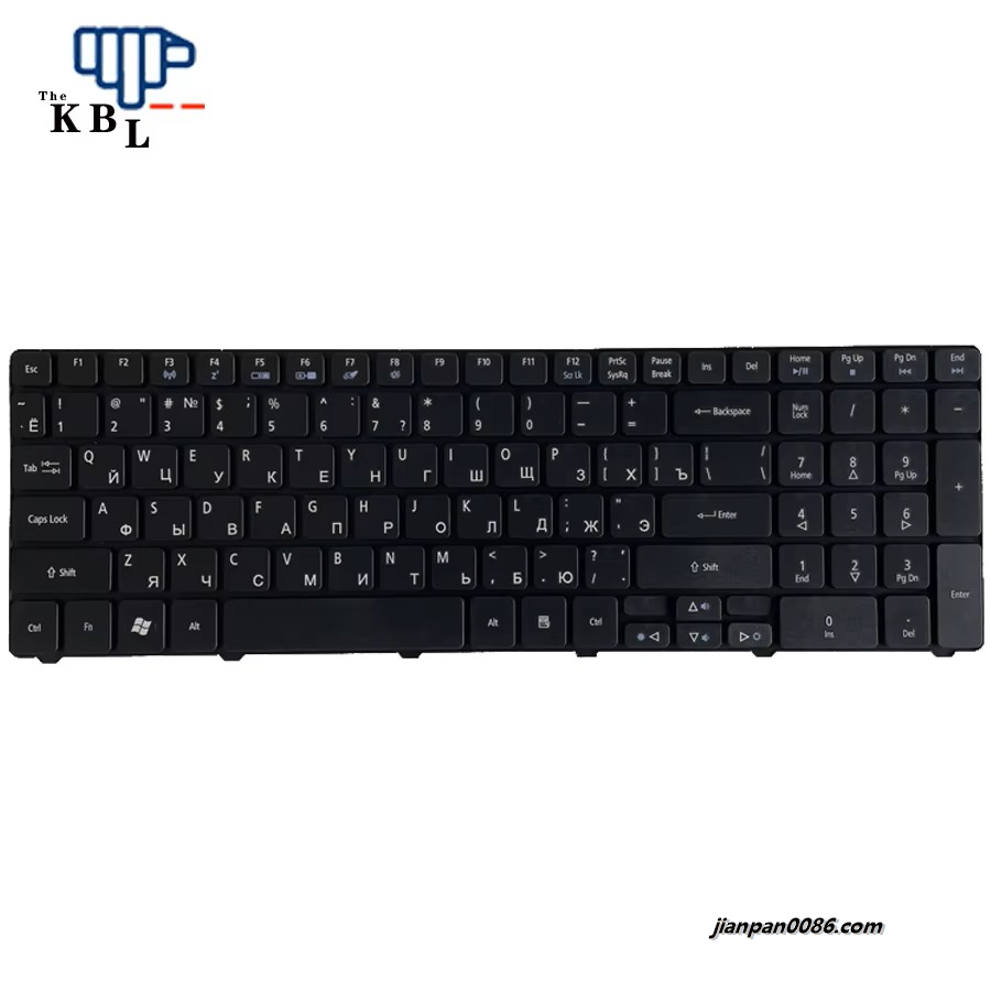 Picture of Oraginal New Russian Language For Acer Aspire 5810 5820 Black Laptop Keyboard PK130C94A04