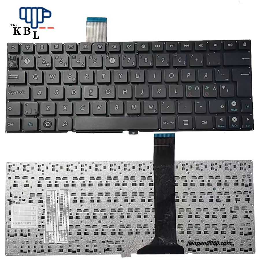 Picture of Original New Denmark Language For Asus Eeepad TF101 Black Laptop Keyboard MP-11F16DN-528 3PTDH3576