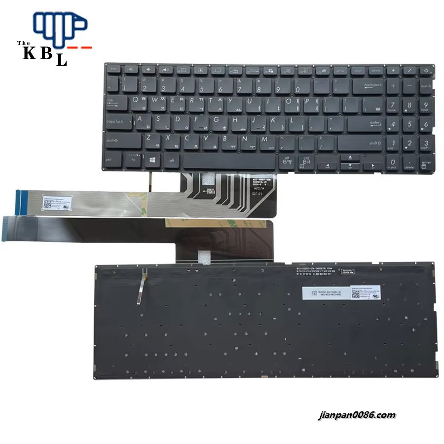 Picture of Original New Korea Language For Asus Mars15 X571 K571 F571 VX60GT Backlight Laptop Keyboard  SG-A0010-XRA SN6581BL 40PE655
