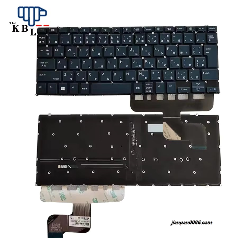 Picture of Original New Japanese Language For HP Elite Dragonfly G2 MAX 13.3 Cyan Backlight Laptop Keyboard SN9181BL SG-99100-2VA 160P4230