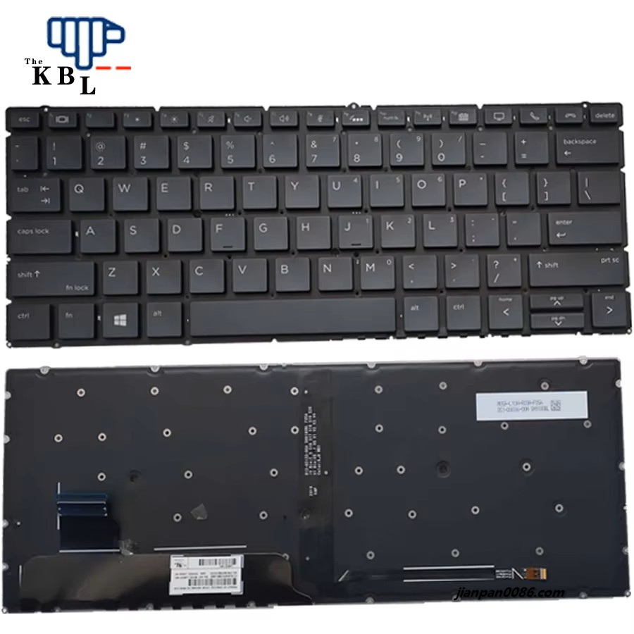 Picture of Original New US Language For HP Elitebook X360 830 G6 Backlight Internal Laptop Keyboard L40527-001
