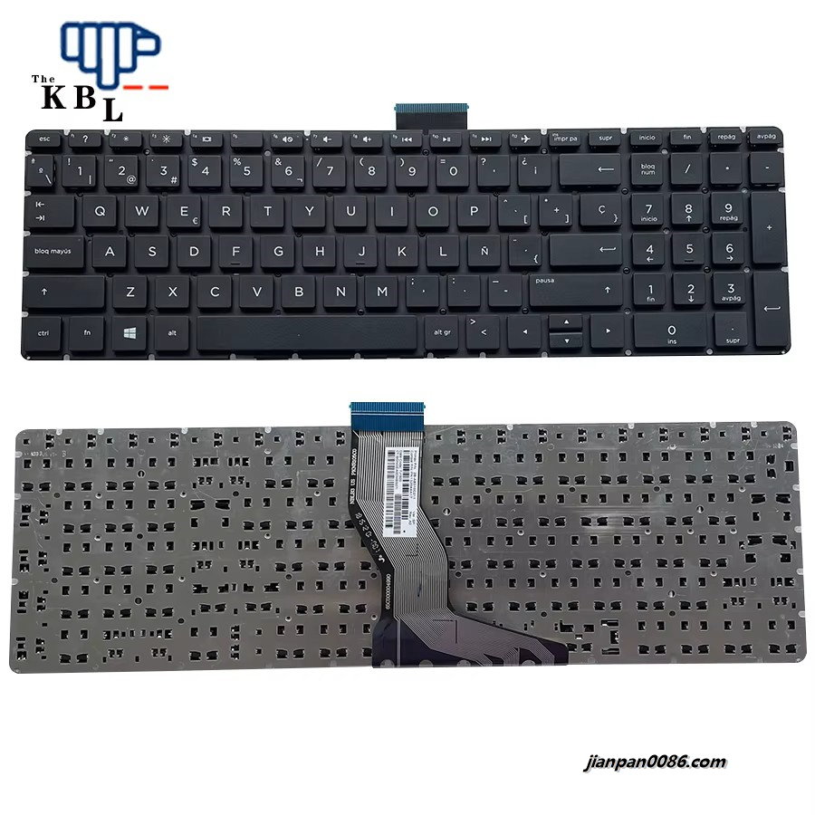 Picture of Original New Spanish Language For HP Pavilion 15-BS 15-BW 15-CC Black Laptop Keyboard PK132044A17 PN2B-AB310C211 5PE642
